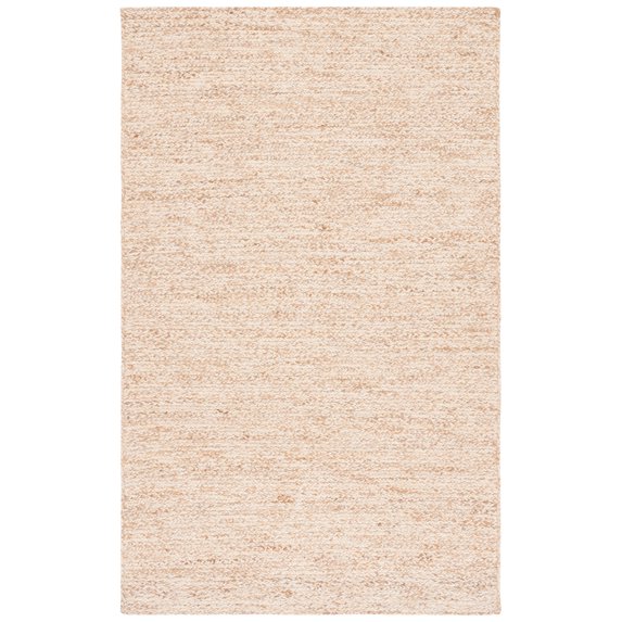 SAFAVIEH Natural Fiber Geordie Solid Area Rug, Ivory/Natural, 4' x 6'