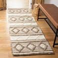 thumbnail image 1 of SAFAVIEH Natural Fiber Gerald Striped Geometric Runner Rug, Taupe/Ivory, 2'6" x 8', 1 of 8
