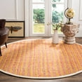 thumbnail image 1 of SAFAVIEH Natural Fiber Geraldine Geometric Jute Area Rug, Pink/Multi, 6' x 6' Round, 1 of 6