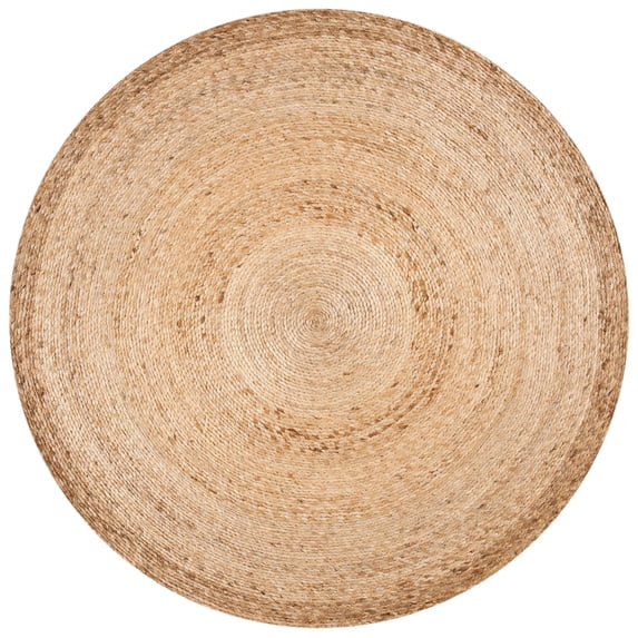 SAFAVIEH Natural Fiber Giuseppe Geometric Area Rug, Natural, 10' x 10' Round