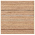 thumbnail image 1 of SAFAVIEH Natural Fiber Glen Striped Area Rug, Natural/Gold, 6' x 6' Square, 1 of 6