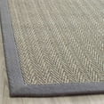 thumbnail image 1 of SAFAVIEH Natural Fiber Glenn Border Sisal Runner Rug, Grey Brown/Grey, 2'6" x 10', 1 of 9