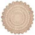 thumbnail image 1 of SAFAVIEH Natural Fiber Griselda Geometric Area Rug, Natural, 8' x 8' Round, 1 of 7
