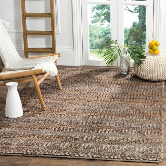 SAFAVIEH Natural Fiber Henrika Braided Area Rug, Beige, 3' x 5'