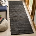 thumbnail image 1 of SAFAVIEH Natural Fiber Henrika Braided Runner Rug, Charcoal, 2'3" x 14', 1 of 8