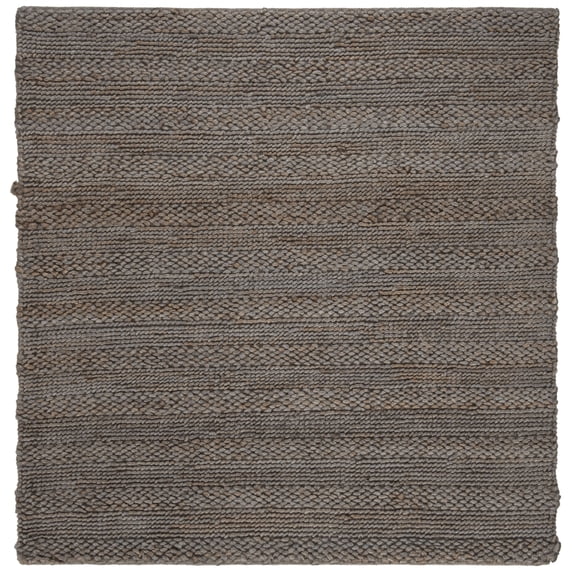SAFAVIEH Natural Fiber Henrika Geometric Area Rug, Beige, 6' x 6' Square