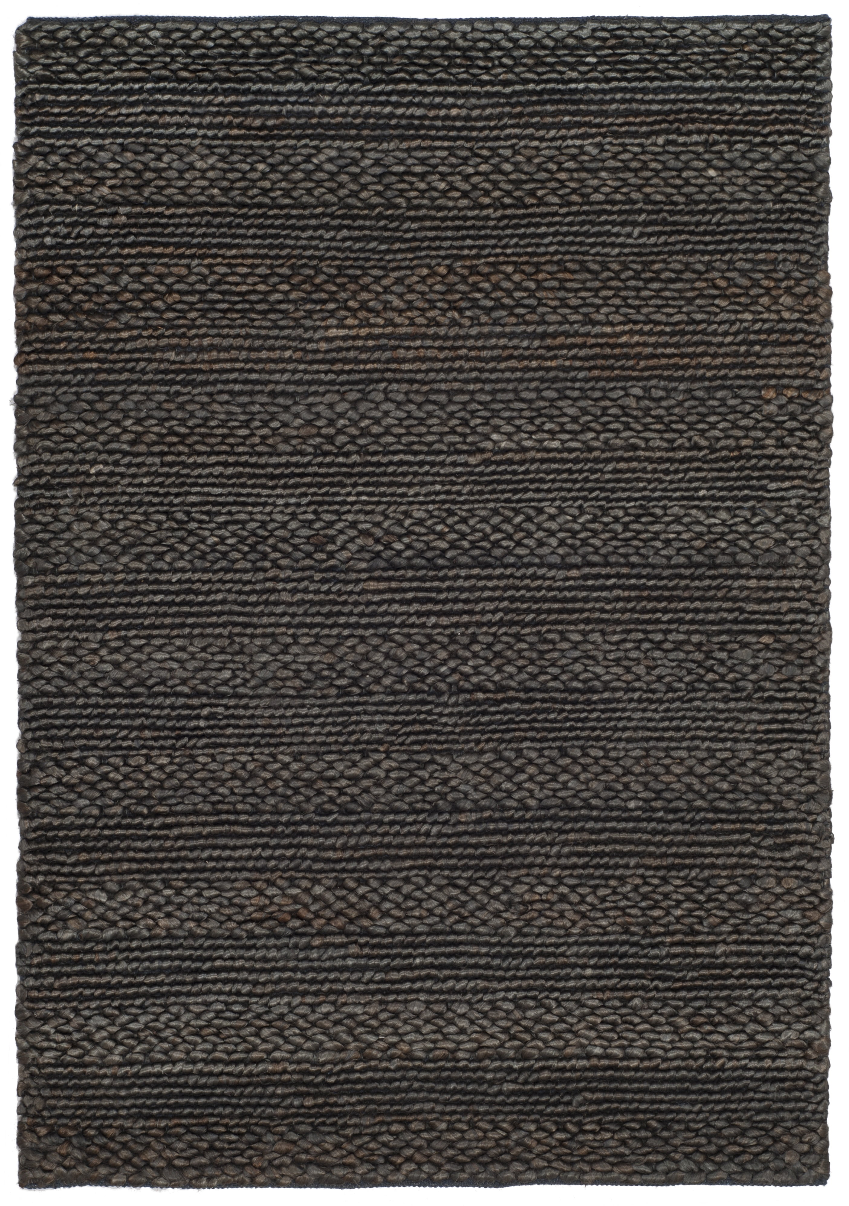 SAFAVIEH Natural Fiber Henrika Geometric Area Rug, Charcoal, 4' x 6'