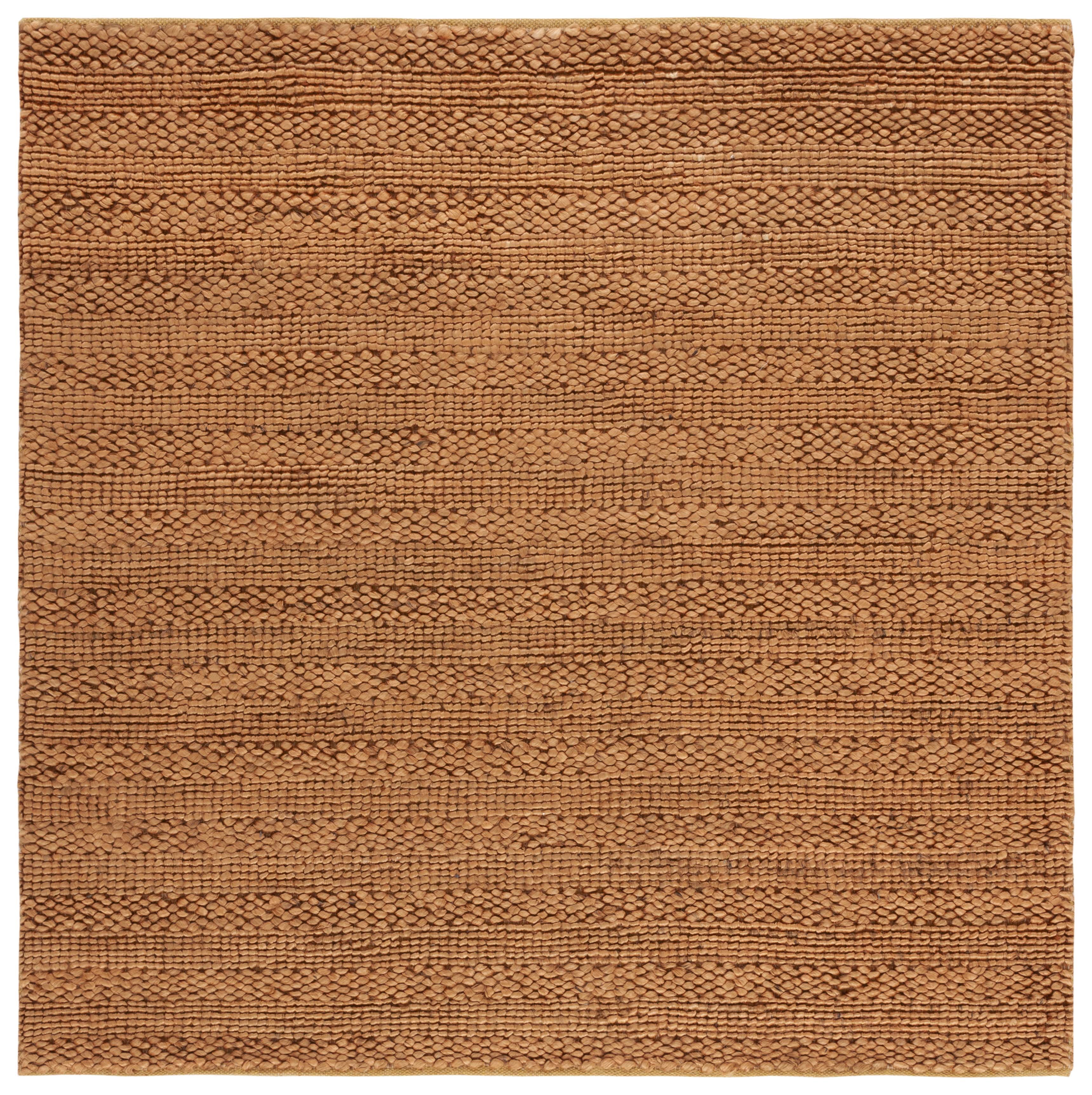 SAFAVIEH Natural Fiber Henrika Geometric Area Rug, Gold, 6' x 6' Square