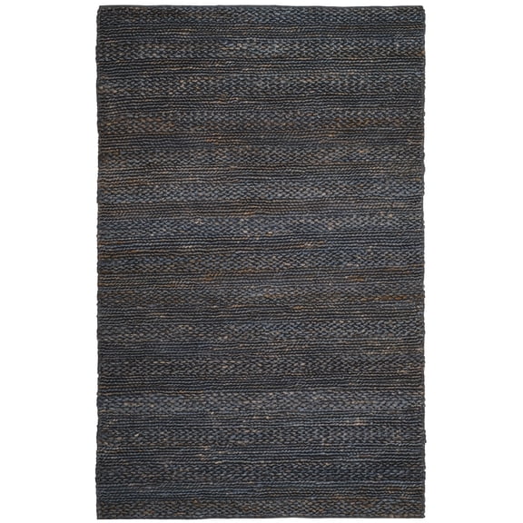 SAFAVIEH Natural Fiber Henrika Geometric Area Rug, Grey, 5' x 8'