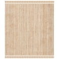 thumbnail image 1 of SAFAVIEH Natural Fiber Horatio Solid Area Rug, Natural, 10' x 10' Square, 1 of 10