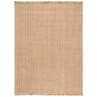 SAFAVIEH Natural Fiber Ilarion Solid Area Rug, Natural/Bleach, 8' x 10'