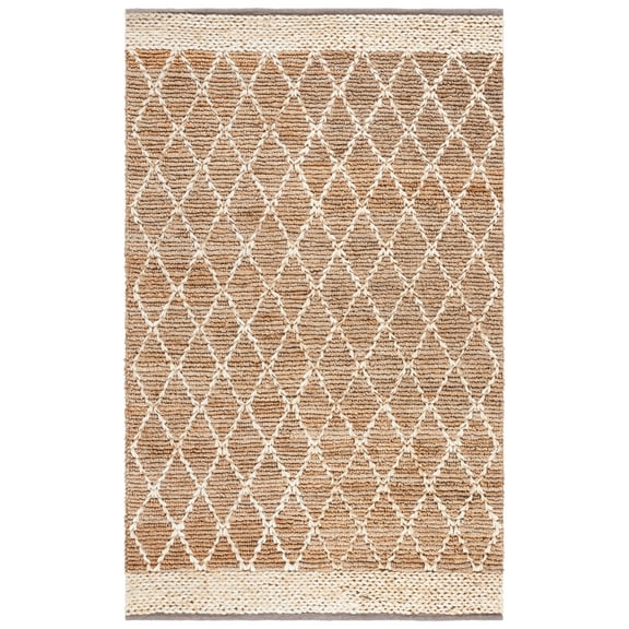 SAFAVIEH Natural Fiber Ingram Geometric Area Rug, Natural, 8' x 10'