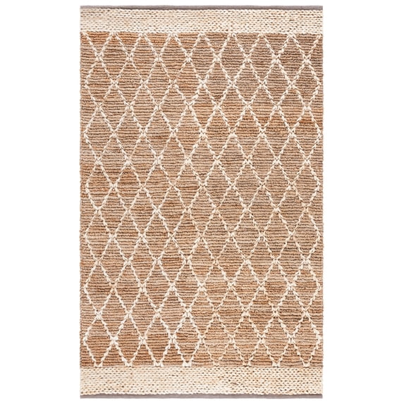 SAFAVIEH Natural Fiber Ingram Geometric Area Rug, Natural, 9' x 12'