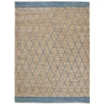 thumbnail image 1 of SAFAVIEH Natural Fiber Ingram Geometric Area Rug, Natural/Navy, 9' x 12', 1 of 8