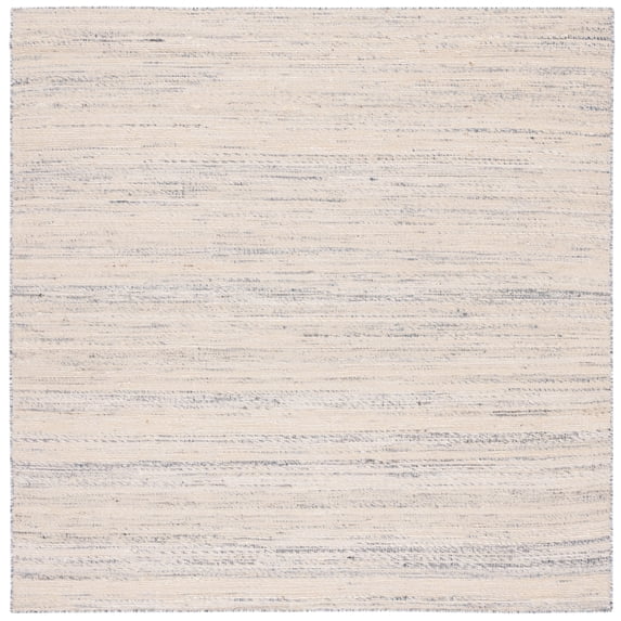 SAFAVIEH Natural Fiber Iskra Abstract Area Rug, Beige/Grey, 6' x 6' Square