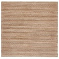 thumbnail image 1 of SAFAVIEH Natural Fiber Jack Striped Area Rug, Rust/Natural, 6'6" x 6'6" Square, 1 of 8