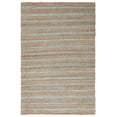 thumbnail image 1 of SAFAVIEH Natural Fiber Jack Striped Area Rug, Teal/Natural, 10' x 14', 1 of 11