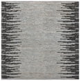 thumbnail image 1 of SAFAVIEH Natural Fiber Jake Abstract Area Rug, Light Blue/Black, 6' x 6' Square, 1 of 7