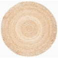 thumbnail image 1 of SAFAVIEH Natural Fiber Jamison Geometric Area Rug, Natural, 5' x 5' Round, 1 of 7