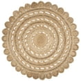 thumbnail image 1 of SAFAVIEH Natural Fiber Jannah Solid Area Rug, Natural, 11' x 11' Round, 1 of 7