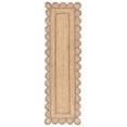 thumbnail image 1 of SAFAVIEH Natural Fiber Javier Solid Runner Rug, Natural/Grey, 2'3" x 8', 1 of 6