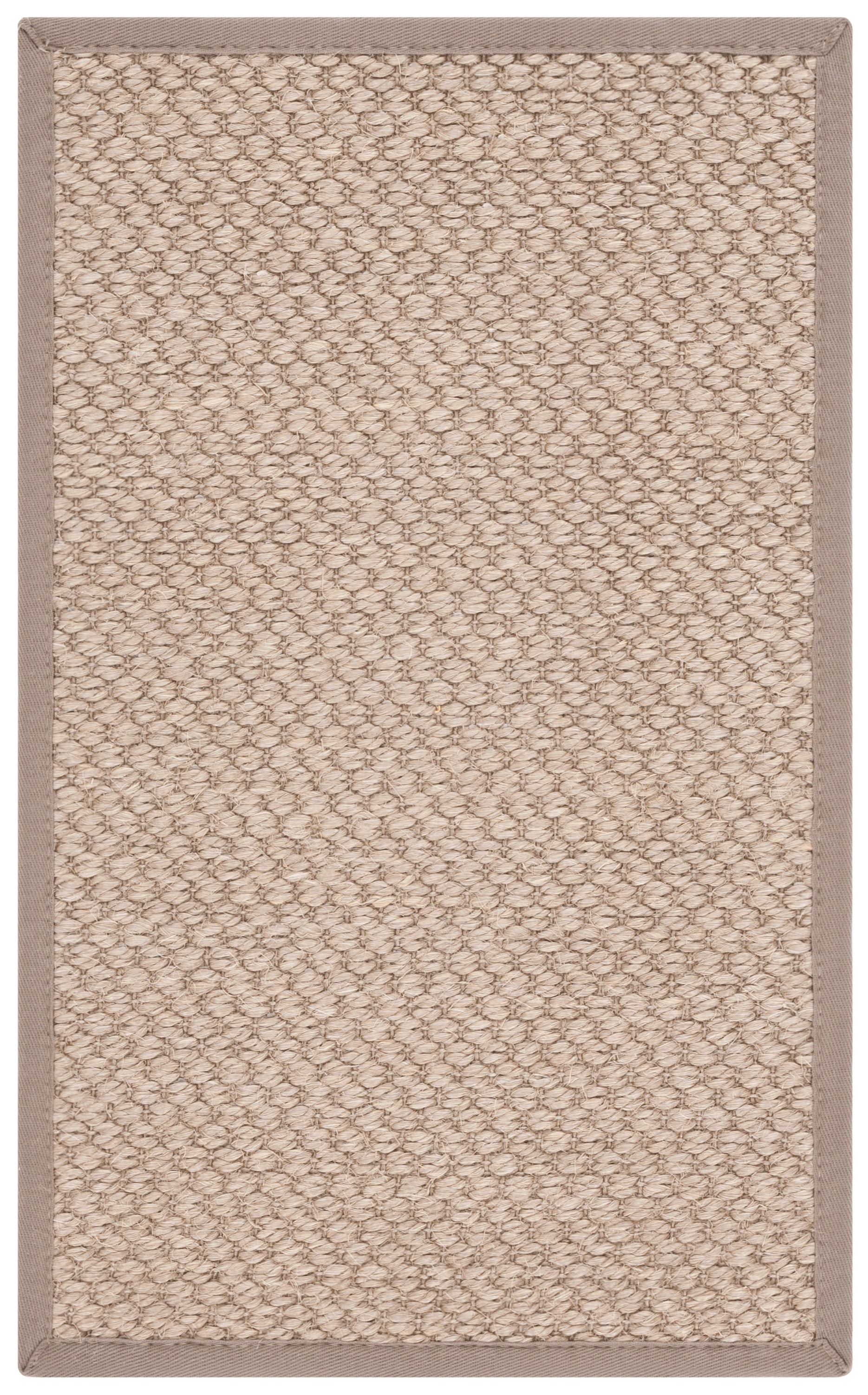Handmade Natural Fiber Gray Sisal Area Rug 2'6" x 4'