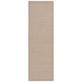 thumbnail image 1 of SAFAVIEH Natural Fiber Jaye Solid Runner Rug, Natural/Grey, 2'6" x 12', 1 of 8
