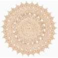 thumbnail image 1 of SAFAVIEH Natural Fiber Jeanie Geometric Area Rug, Natural, 5' x 5' Round, 1 of 7