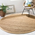 thumbnail image 1 of SAFAVIEH Natural Fiber Jerald Braided Jute Area Rug, Natural, 7' x 7' Round, 1 of 6