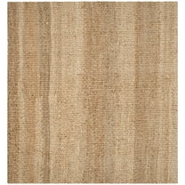 SAFAVIEH Natural Fiber Jerald Braided Jute Area Rug, Natural, 7' x 7' Square