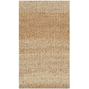 SAFAVIEH Natural Fiber Jerald Solid Area Rug, Natural, 2' x 3'