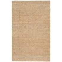 SAFAVIEH Natural Fiber Jerald Solid Area Rug, Natural, 5' x 8'