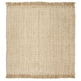 thumbnail image 1 of SAFAVIEH Natural Fiber Johanna Geometric Area Rug, Natural/Ivory, 4' x 4' Square, 1 of 8