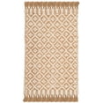 thumbnail image 1 of SAFAVIEH Natural Fiber Johanna Geometric Jute Area Rug, Natural/Ivory, 2'3" x 4', 1 of 6