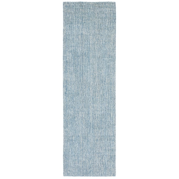 SAFAVIEH Natural Fiber Johna Solid Runner Rug, Dark Blue, 2'3" x 8'