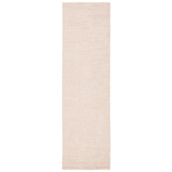 SAFAVIEH Natural Fiber Johna Solid Runner Rug, Light Pink, 2'3" x 8'