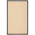 thumbnail image 1 of SAFAVIEH Natural Fiber Jovana Solid Area Rug, Maize/Black, 5' x 8', 1 of 12