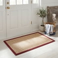 thumbnail image 1 of Safavieh Natural Fiber Jovana Solid Area Rug, Maize/Burgundy, 5' x 8', 1 of 13