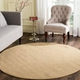thumbnail image 1 of SAFAVIEH Natural Fiber Jovana Border Seagrass Area Rug, Maize/Linen, 6' x 6' Round, 1 of 6