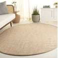 thumbnail image 1 of Safavieh Natural Fiber Jovana Solid Area Rug, Maize/Linen, 6' x 8' Oval, 1 of 9
