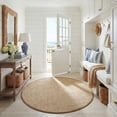 thumbnail image 1 of Safavieh Natural Fiber Jovana Solid Area Rug, Maize/Linen, 9' x 9' Round, 1 of 10