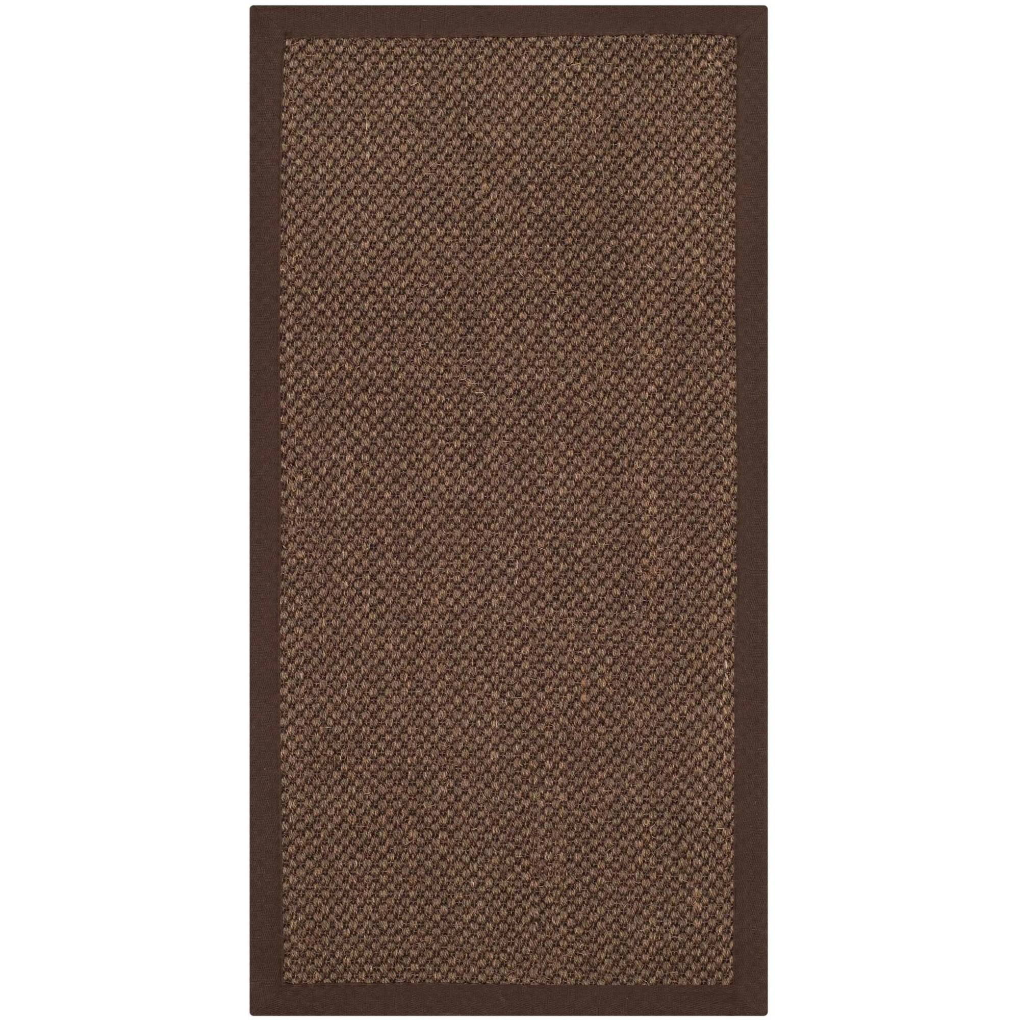 Brown Sisal Non-slip 2' x 4' Area Rug