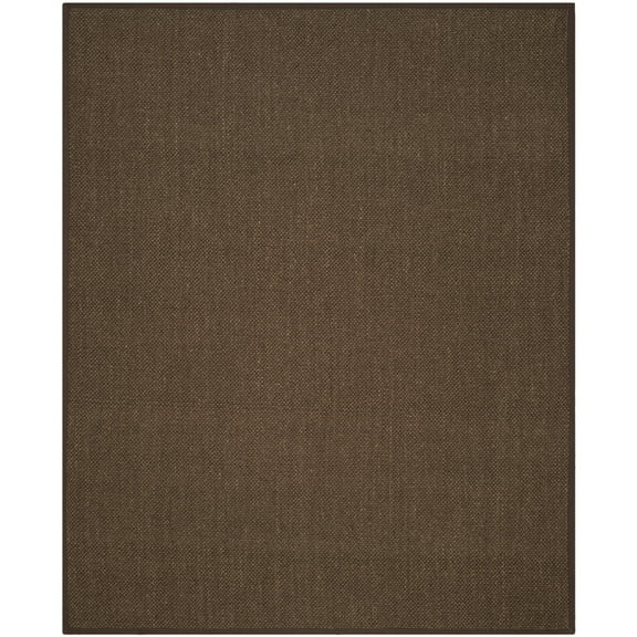 SAFAVIEH Natural Fiber Juniper Border Sisal Area Rug, Brown, 4' x 6'