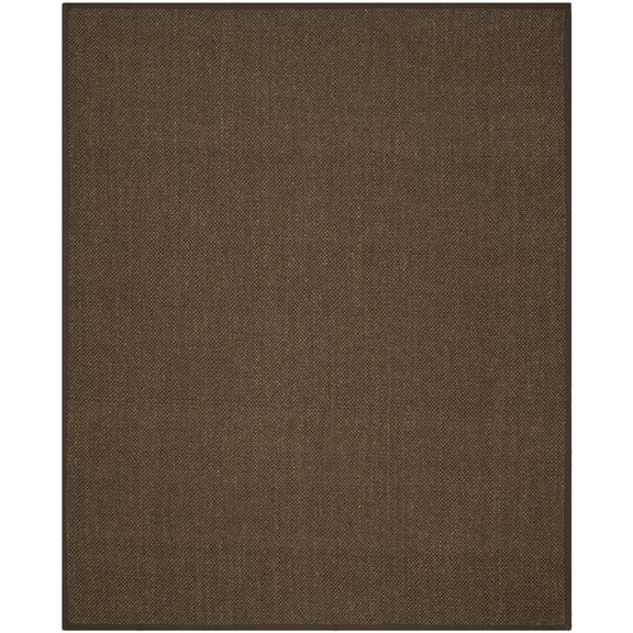 SAFAVIEH Natural Fiber Juniper Border Sisal Area Rug, Brown, 6' x 9'