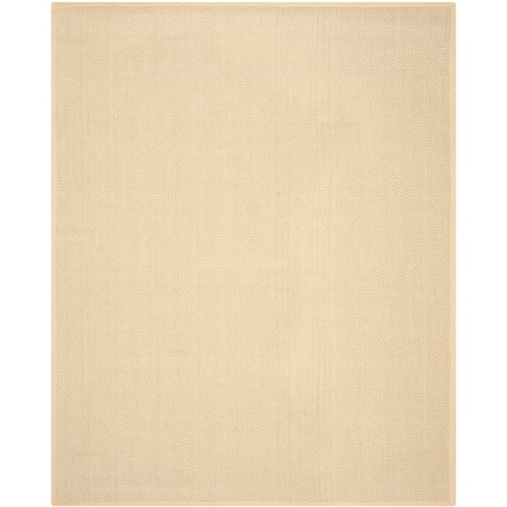 SAFAVIEH Natural Fiber Juniper Border Sisal Area Rug, Maize/Wheat, 5' x 8'