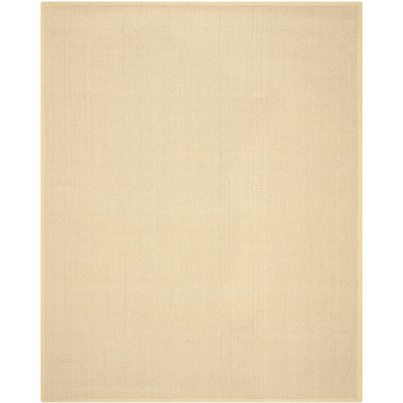 SAFAVIEH Natural Fiber Juniper Border Sisal Area Rug, Maize/Wheat, 6' x 9'