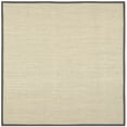 thumbnail image 1 of SAFAVIEH Natural Fiber Juniper Solid Area Rug, Marble/Grey, 7' x 7' Square, 1 of 8