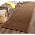 thumbnail image 1 of SAFAVIEH Natural Fiber Juniper Border Sisal Runner Rug, Brown, 2'6" x 12', 1 of 11