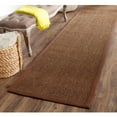 thumbnail image 1 of SAFAVIEH Natural Fiber Juniper Border Sisal Runner Rug, Brown, 2'6" x 14', 1 of 11
