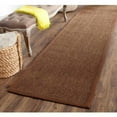 thumbnail image 1 of SAFAVIEH Natural Fiber Juniper Border Sisal Runner Rug, Brown, 2'6" x 20', 1 of 11